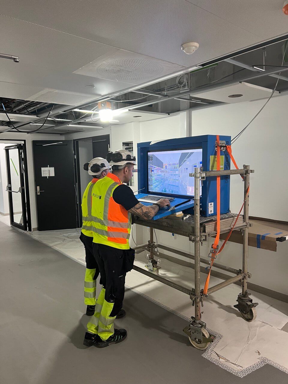 Work at the hospital