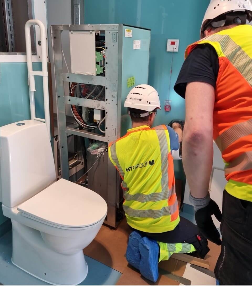 Work at the hospital